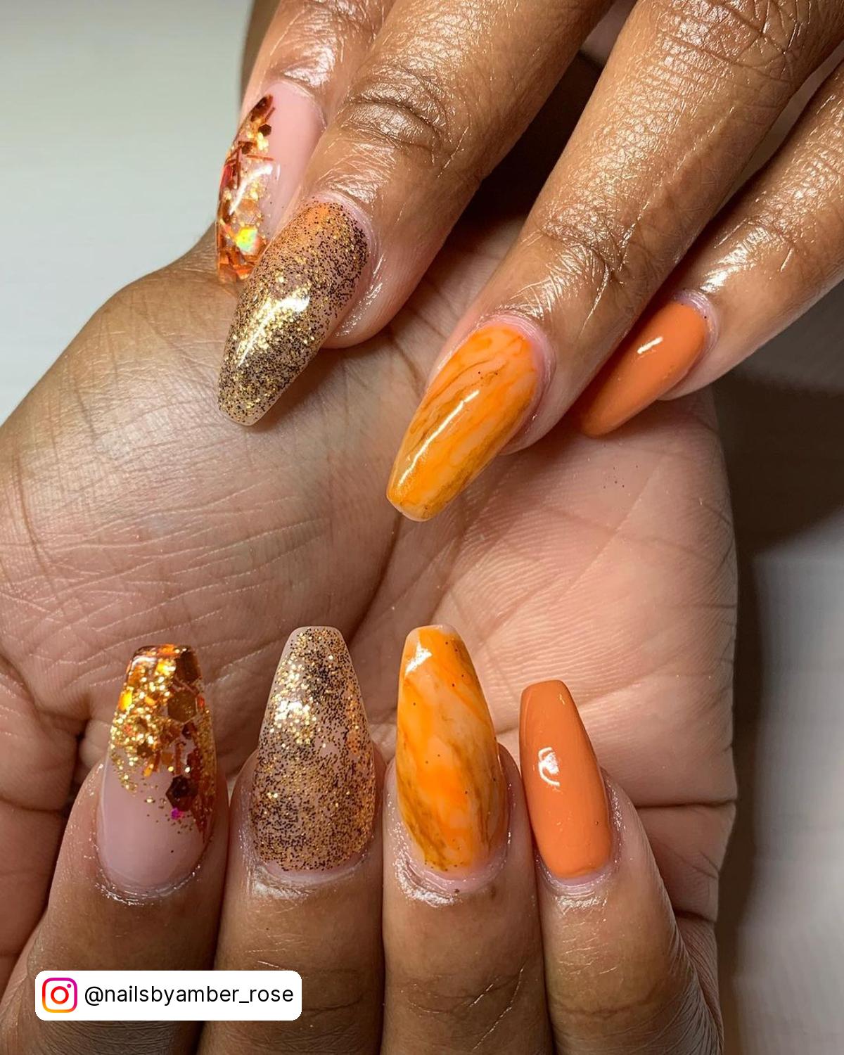 Ideas For Trendy Fall Coffin Nails For