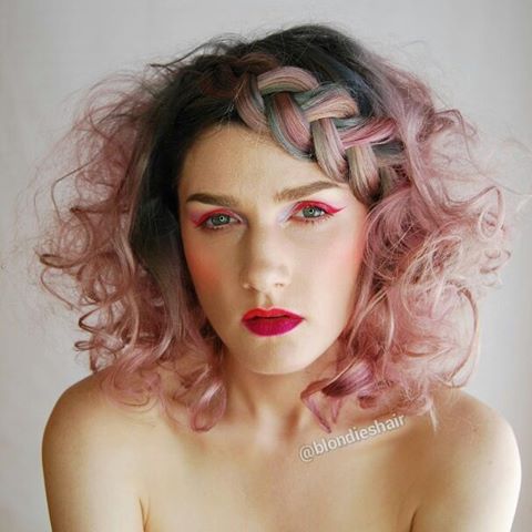Ombre Pink Hair Styles