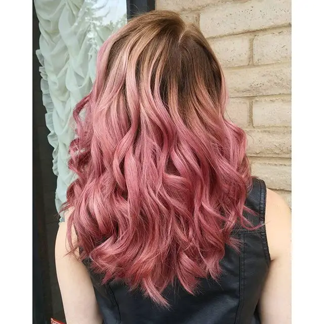 Ombre Pink Hair Styles