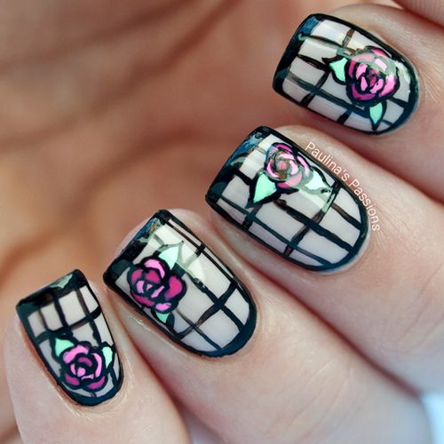 Beauty And The Beast Nails 7