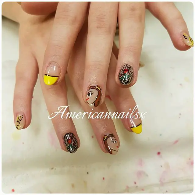 Beauty And The Beast Nails @