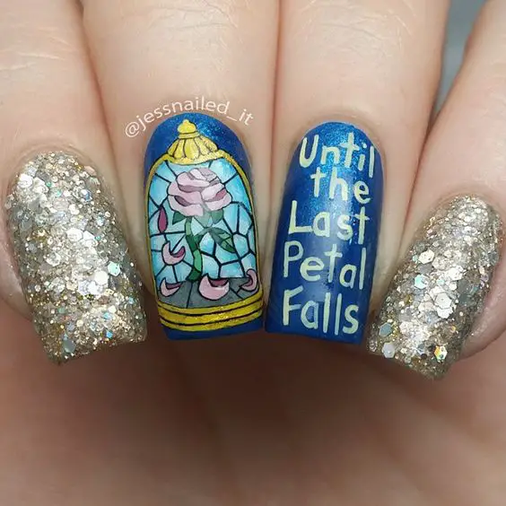 Beauty And The Beast Nails 