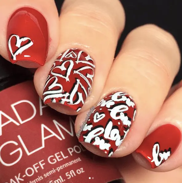 Nails For Valentines Day 9