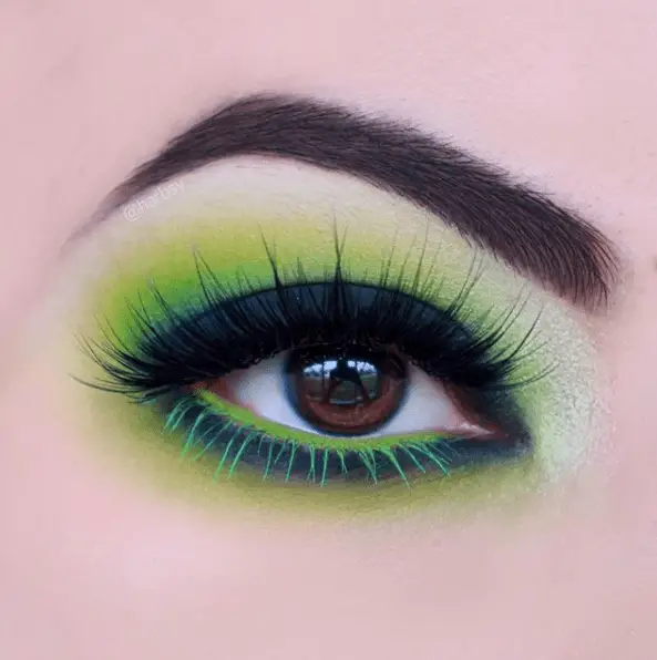Black &Amp; Green St Patrick's Day Makeup