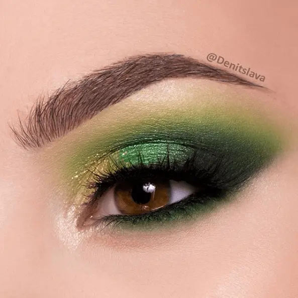 Green N’ Gold St Patrick's Day Makeup