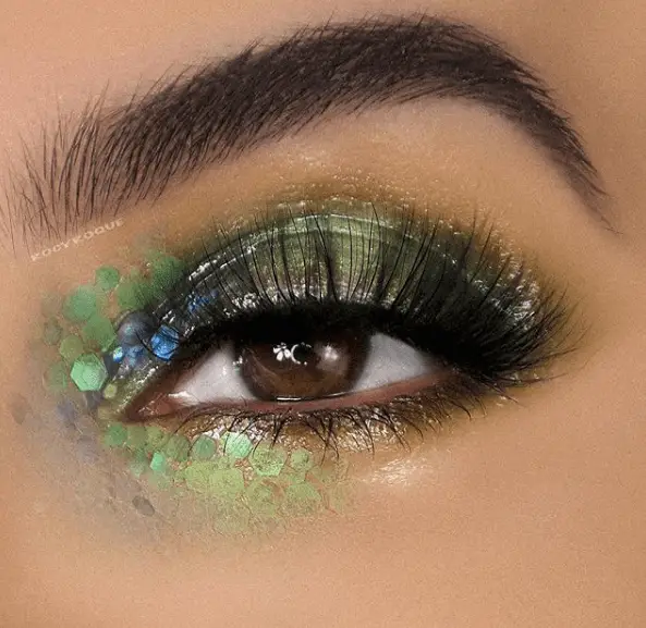 Green Mermaiden St Patrick'S Day Makeup