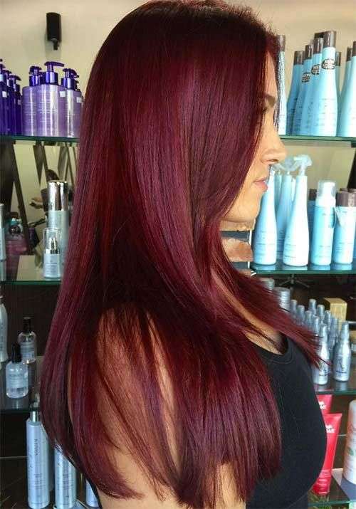 burgundy and dark red hair ideas