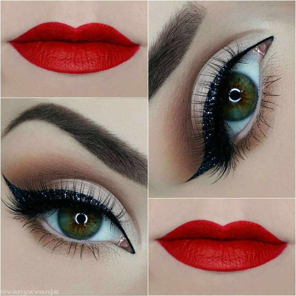 Classic Red Makeup Looks