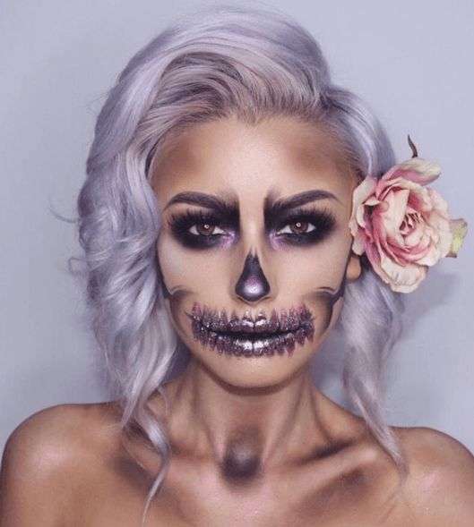 Sugar Skull Halloween Makeup