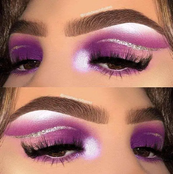 Pinky And Purple Eyeshadow Looks For Brown Eyes