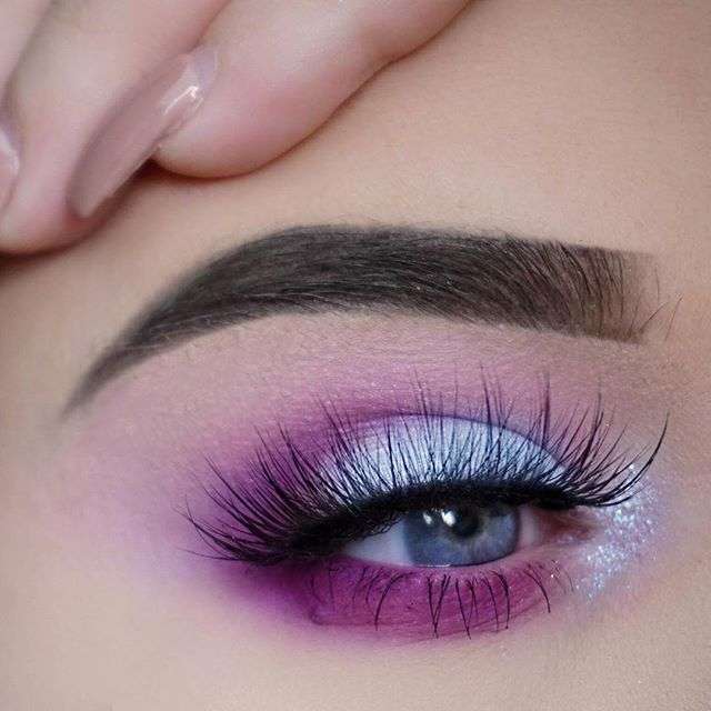 Pastel Pink And Purple Eyeshadow