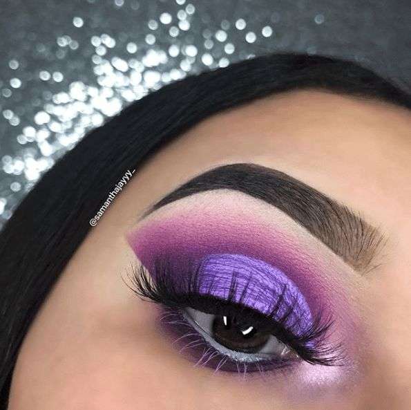 Purple Eyeshadow Looks For Brown Eyes Bold