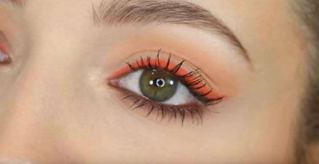 Makeup Looks For Green Eyes Orange