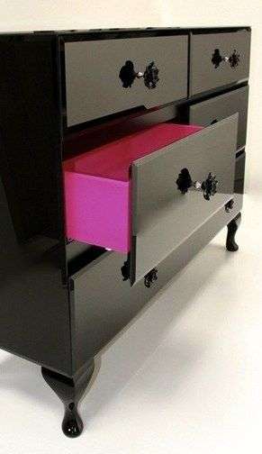 Chest Of Drawers Makeover Ideas Pink Drawer