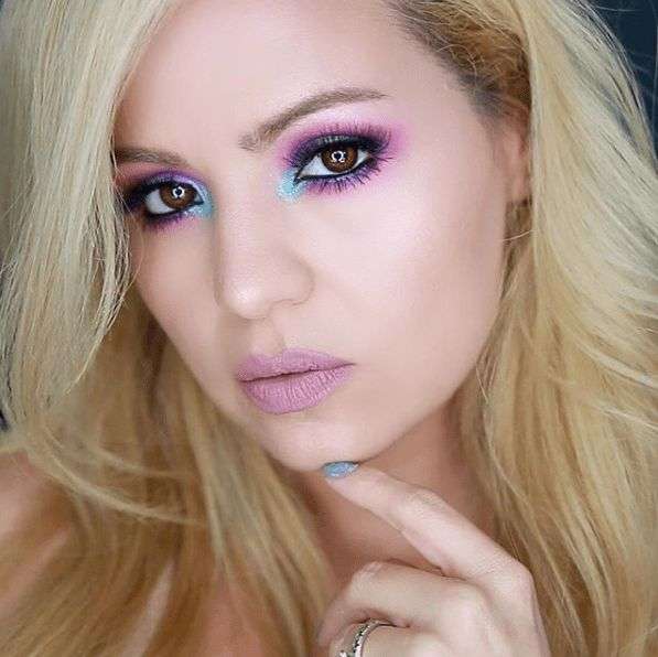 Cute Purple Eyeshadow Looks For Brown Eyes