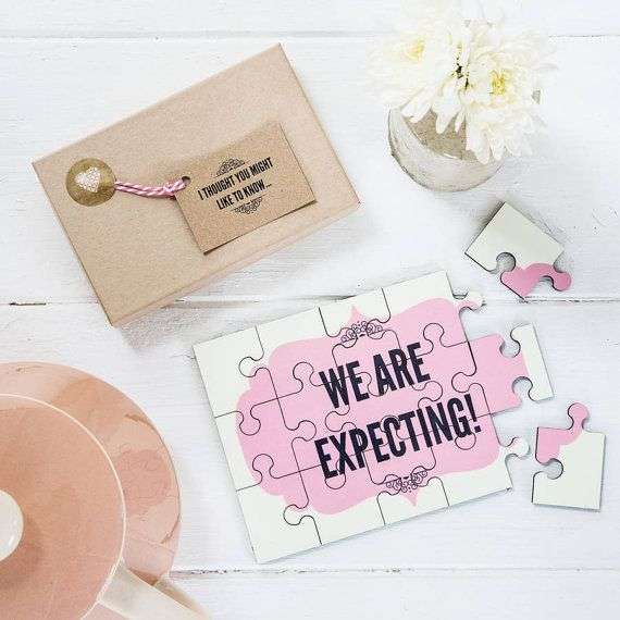 creative ways to announce your pregnancy to your parents using etsy