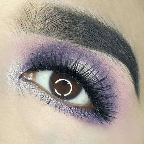 Purple Eyeshadow Looks For Brown Eyes With Lighter Tones