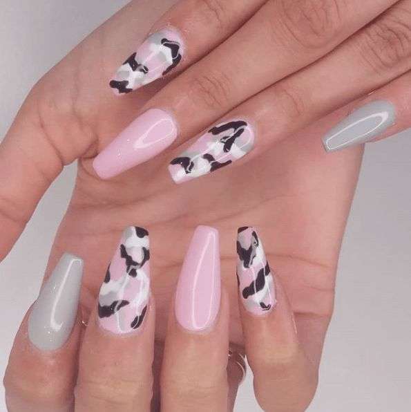 pink coffin army nails