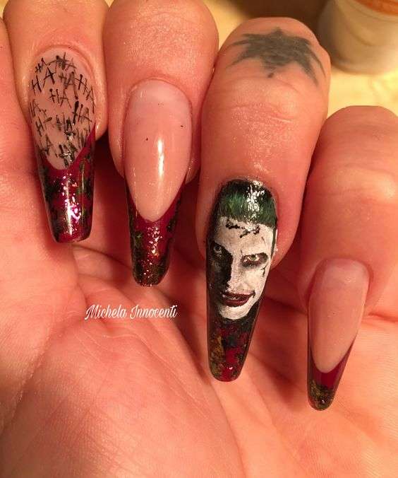 Joker Nail Designs