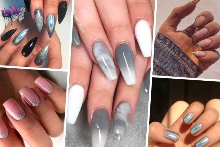 21 Gorgeous Silver Nail Designs