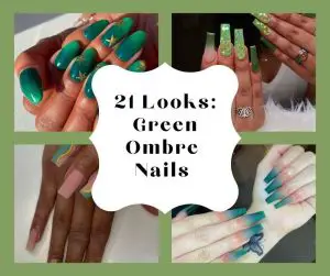 21 Looks: Green Ombre Nails Inspiration