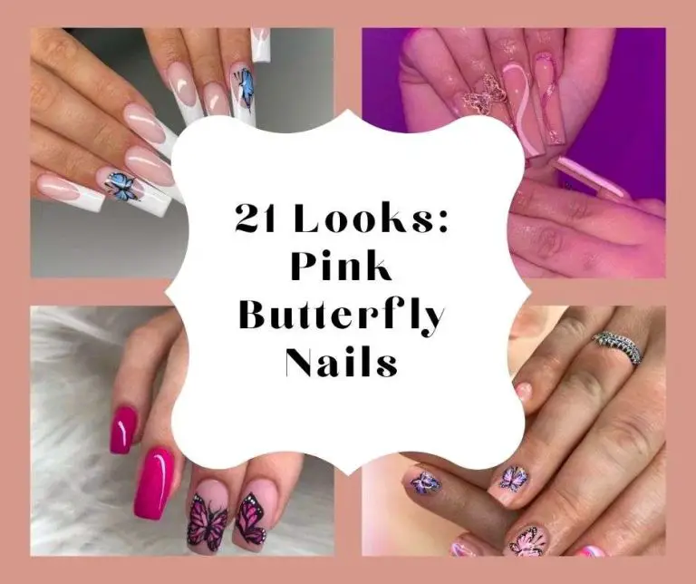 21 Looks: Pink Butterfly Nails Inspiration