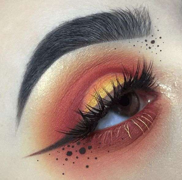 Happy Sunset Eye Makeup