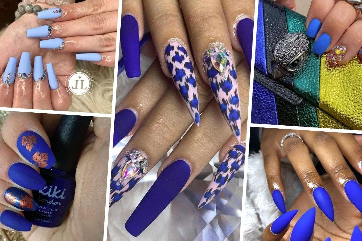 Blue Nails Are Trending Right Now And Theyre The Perfect Pop Of Color