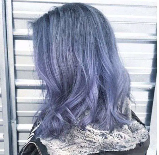 Lilac And Lavender Denim Hair Color