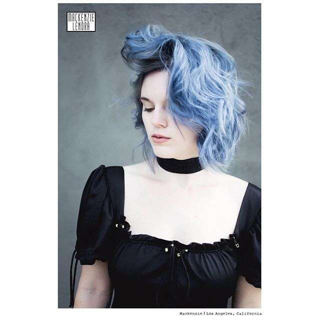 Lilac Denim Blue Hair
