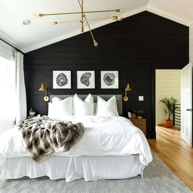  Black White And Gold Bedroom Ideas