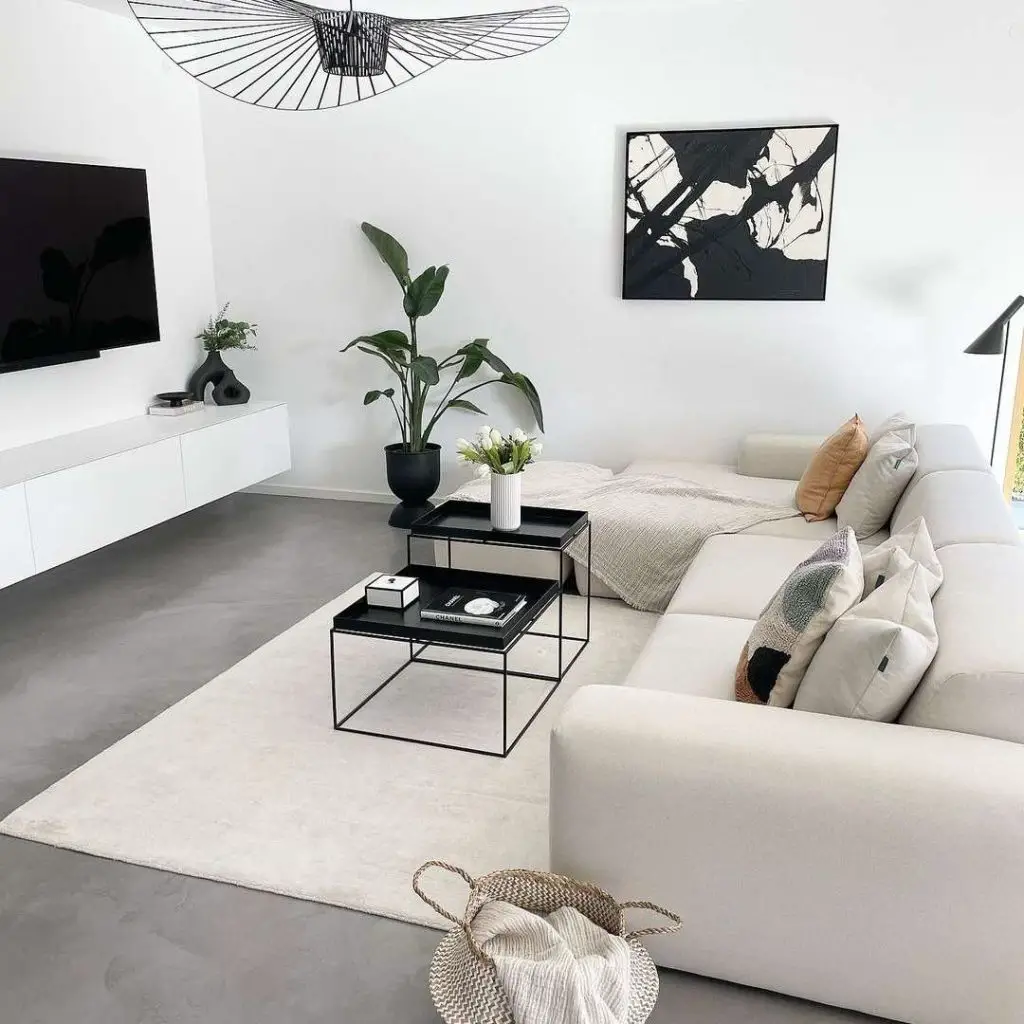 Grey Floor Living Room Ideas 