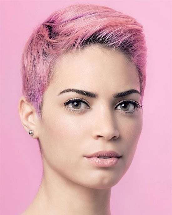 Pink Pixie Cut