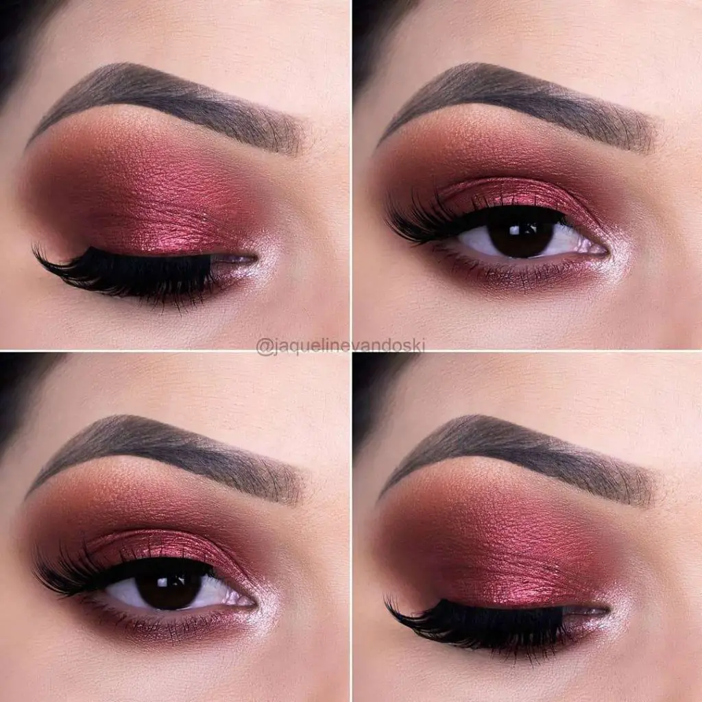 Pinky-Red Fall-Inspired Look