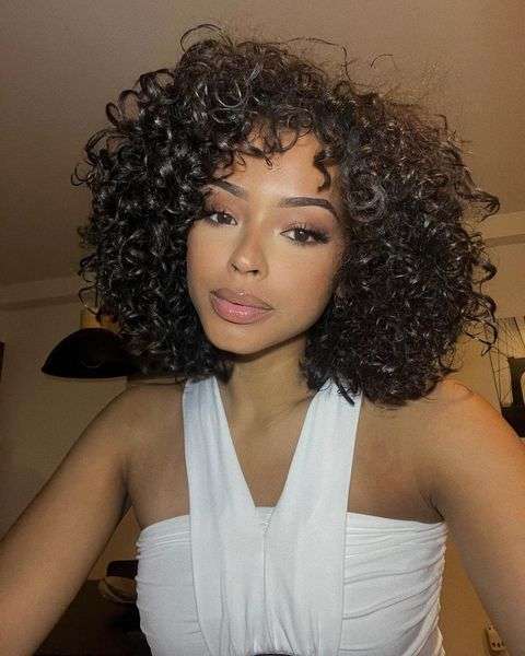 Short Curls With Natural Texture