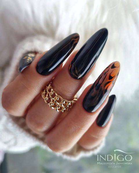 Long Black Nails For Halloween