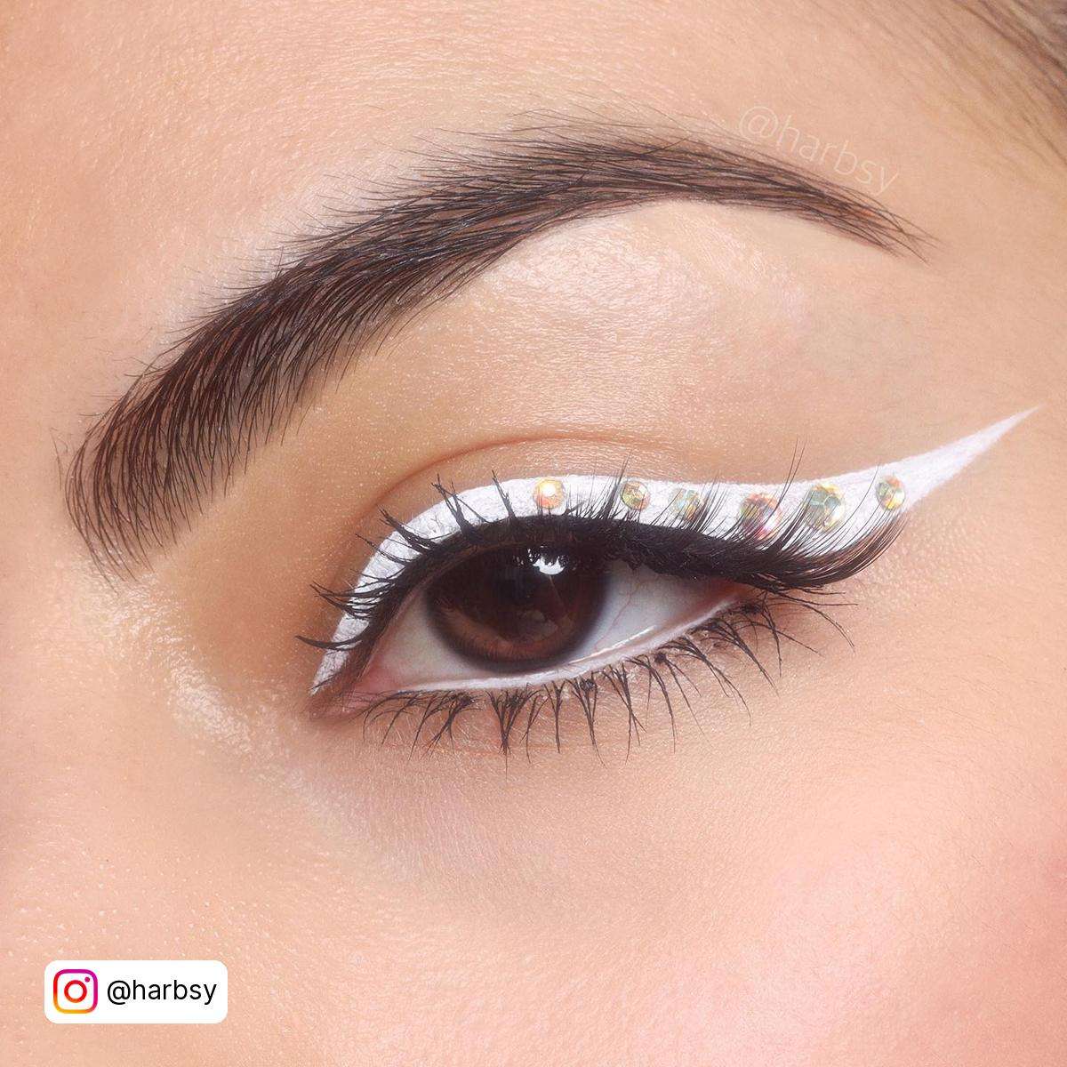 White Liner Winter Ice Makeup