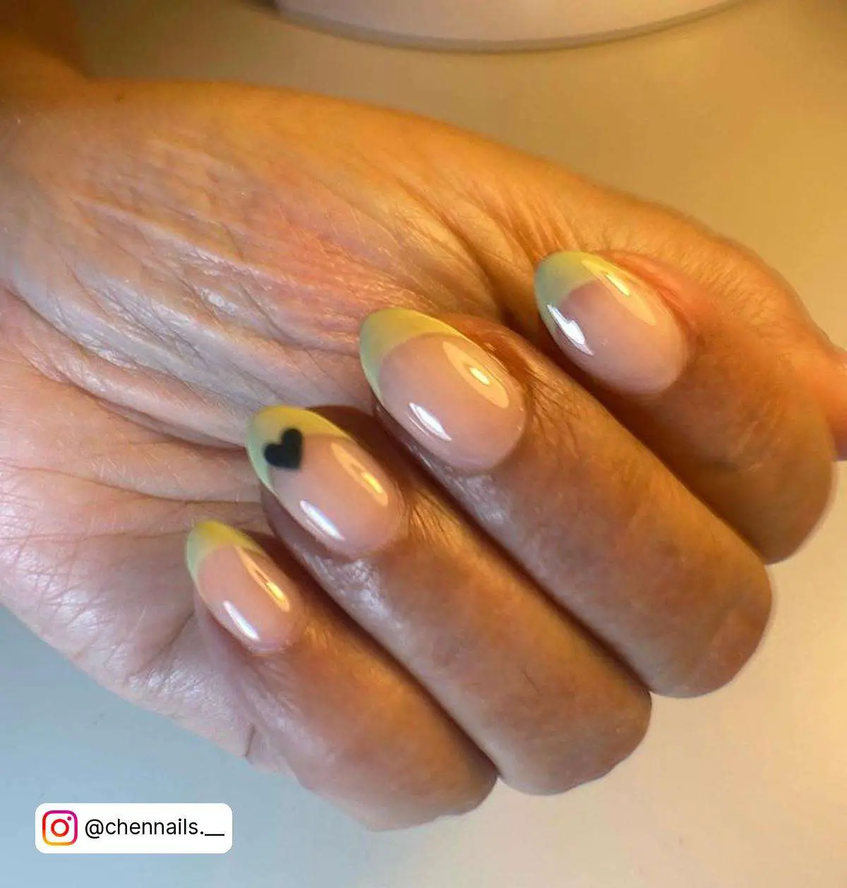 Almond Sage Green Nails