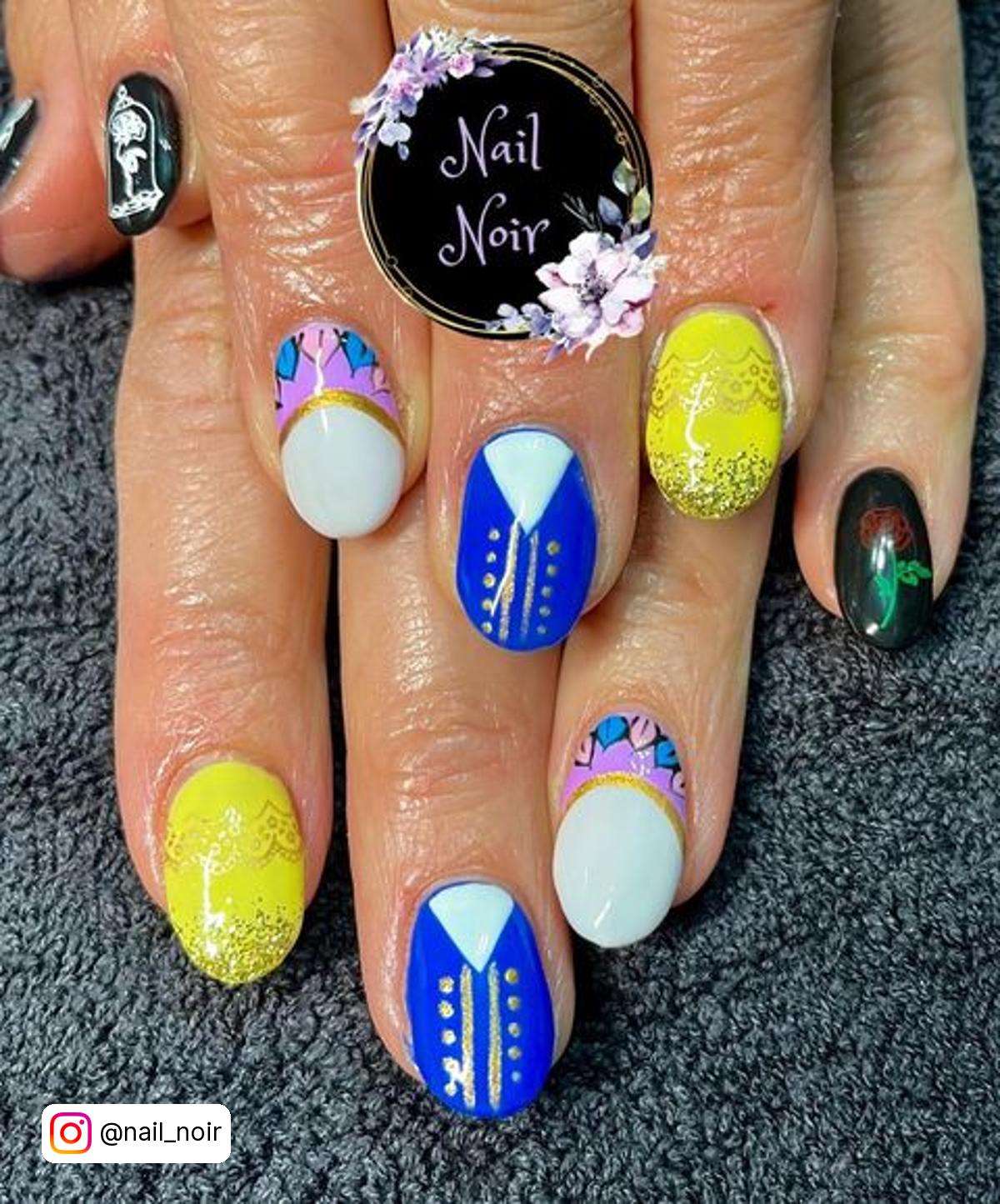 Beauty And The Beast Nail Ideas