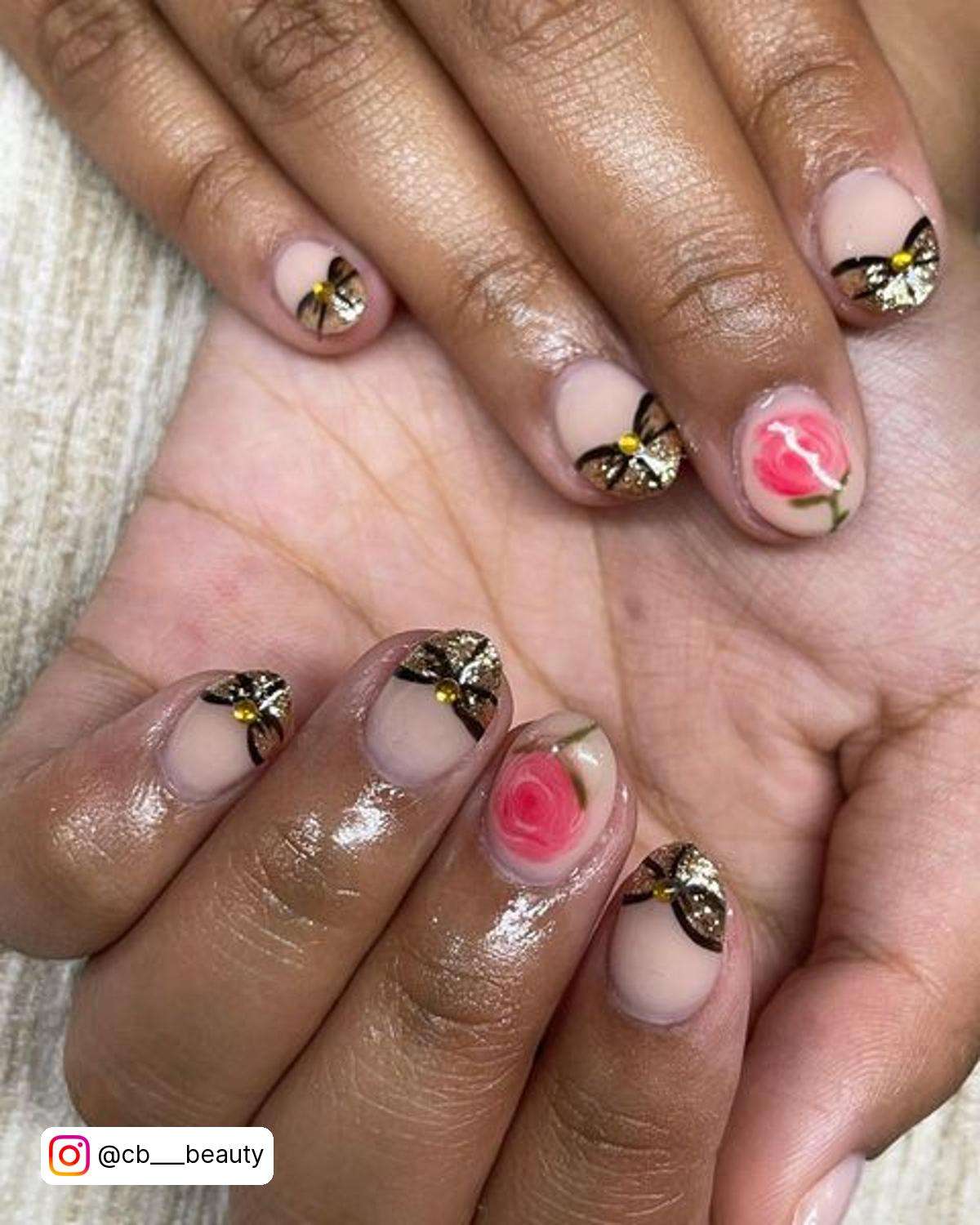 Beauty And The Beast Wedding Nails