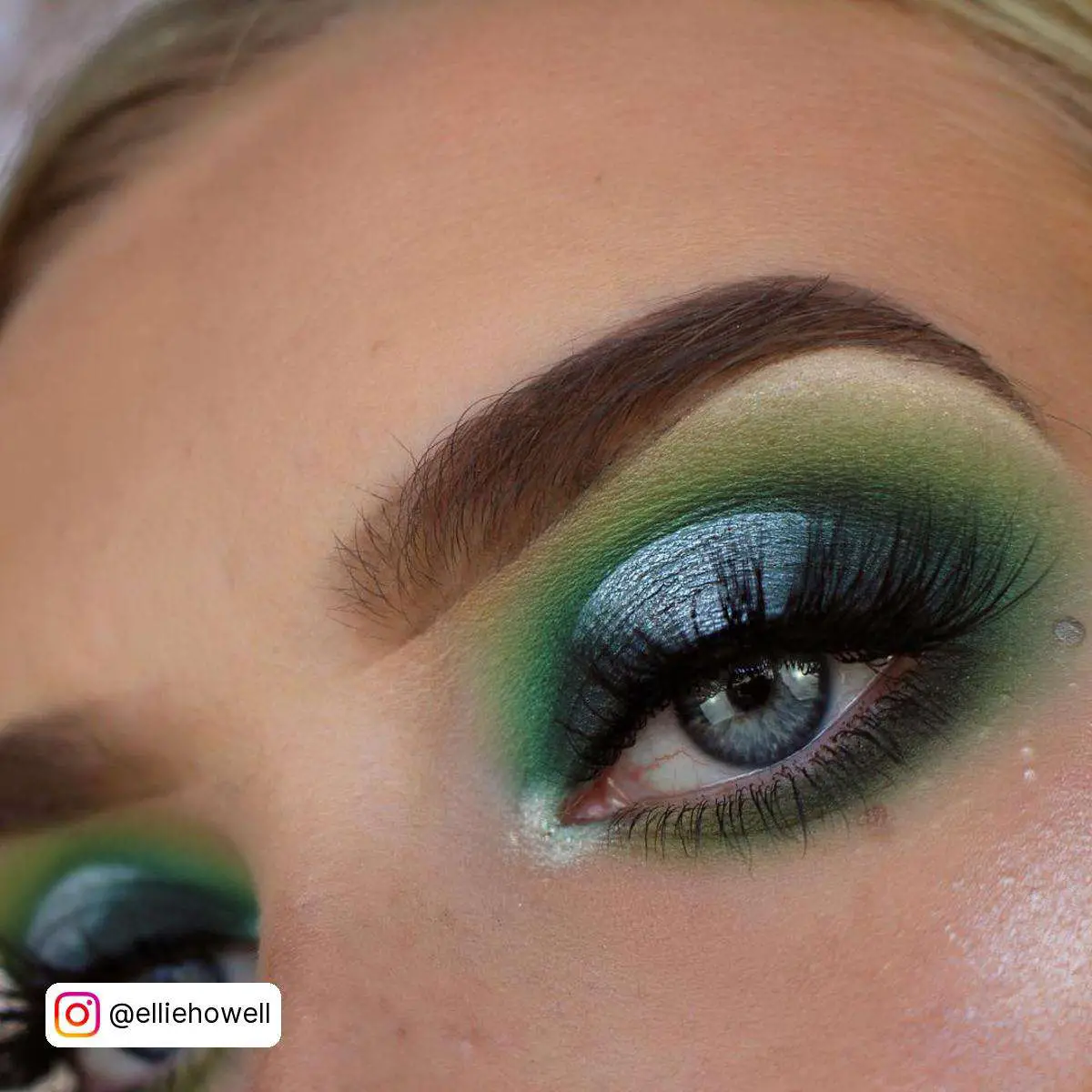 Blue And Green Eye Makeup