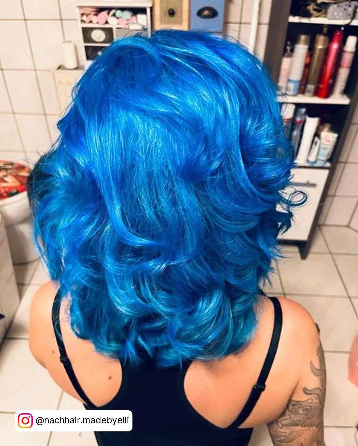 Blue Hair Cartoon