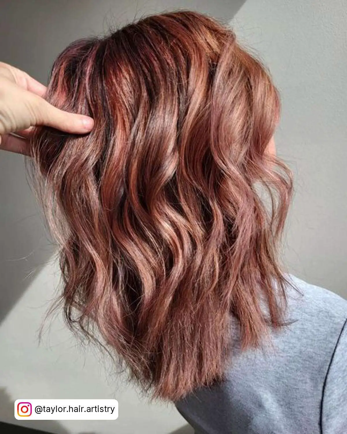 Brown Dark Rose Gold Hair