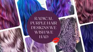 purple hair designs
