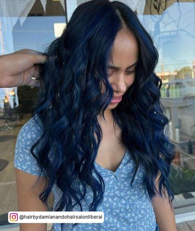 40 Blue Hair Styles To Fall In Love With For 2023
