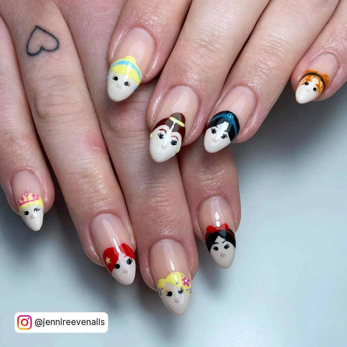 Disney Princess Nails