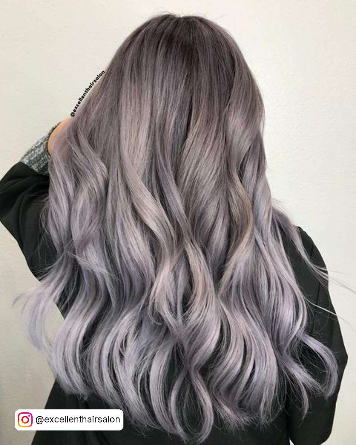 Dusty Lavender Silver Lavender Hair