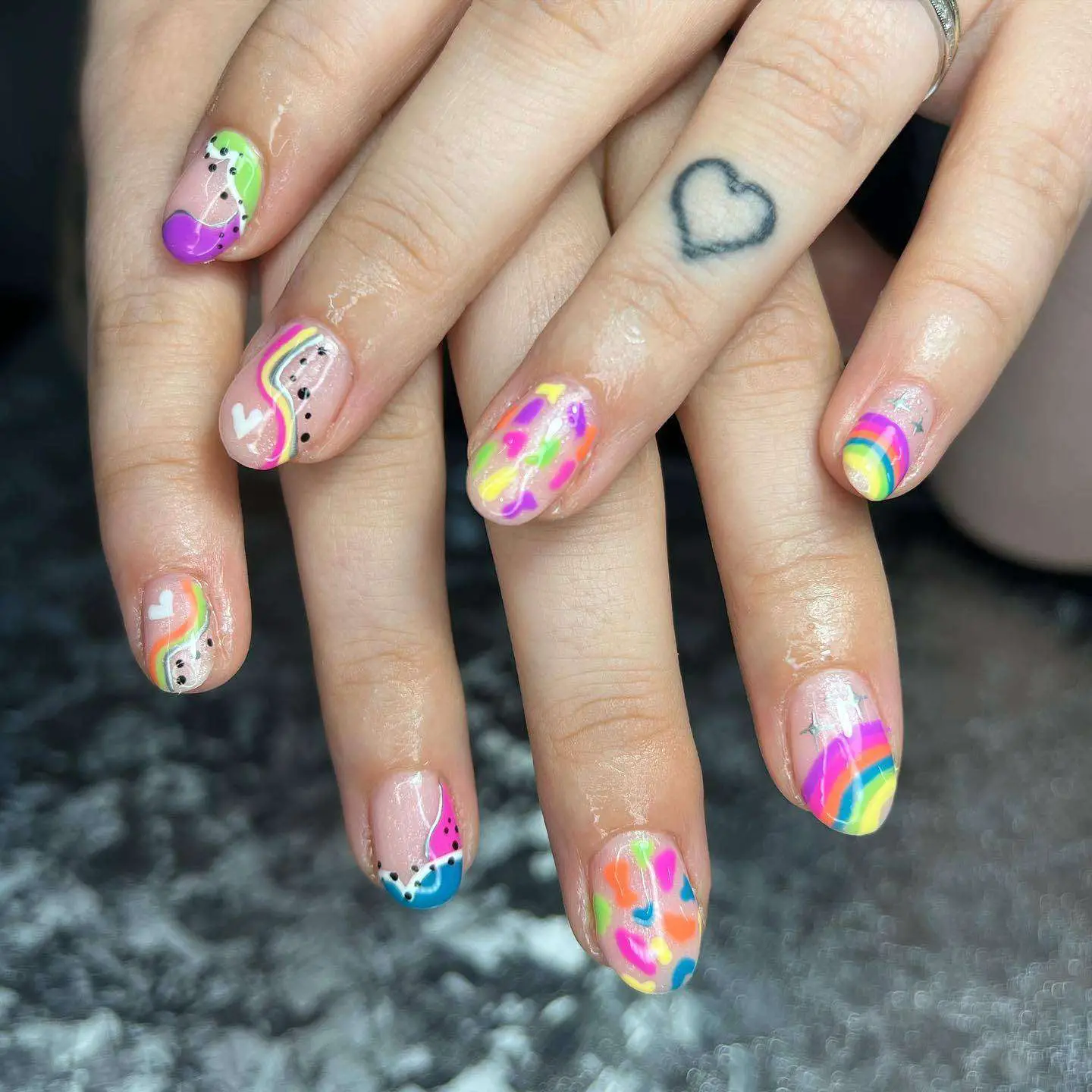 Colorful And Cute Summer Nails