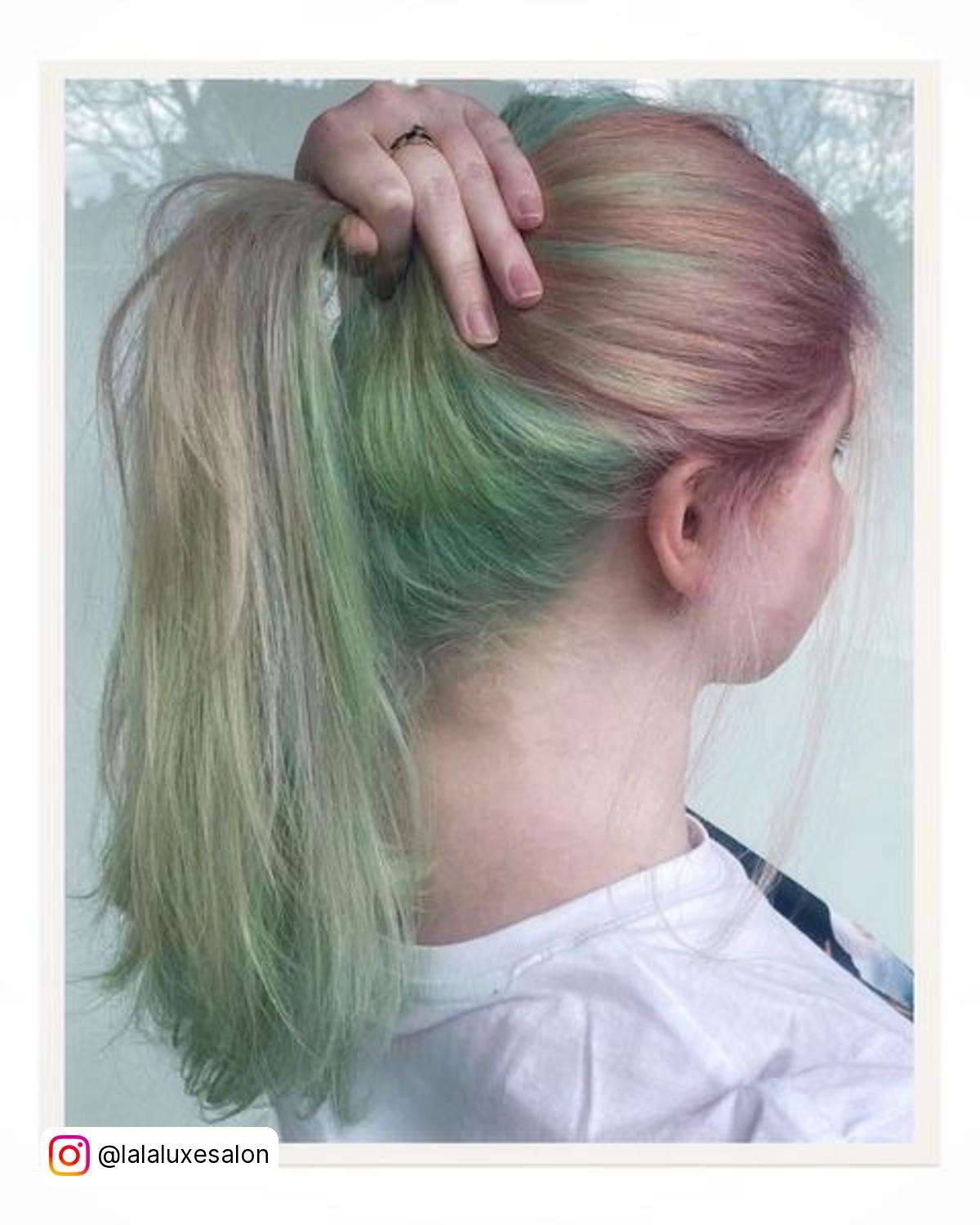 Faded Green Hair