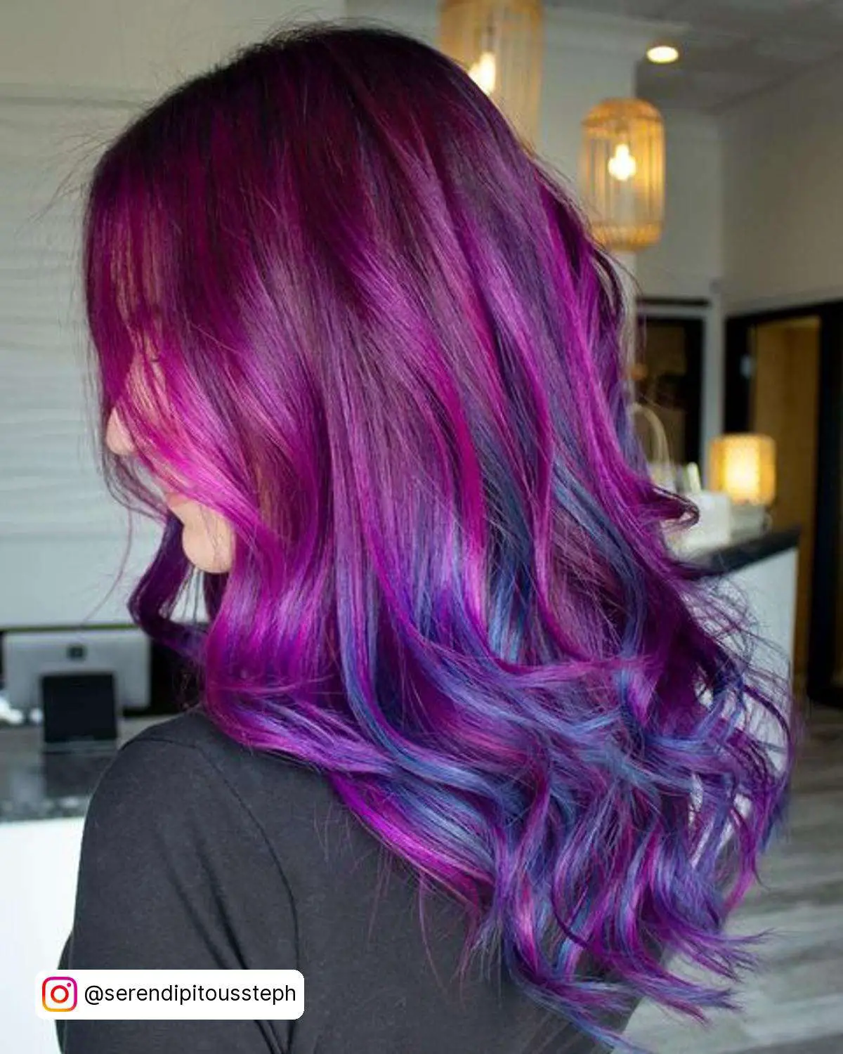 Galaxy Pink And Purple Hair